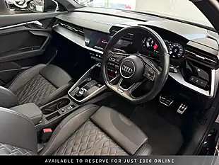 Used 2023 Audi S3 Black Edition Sportback Black - Interior and Exterior details 4