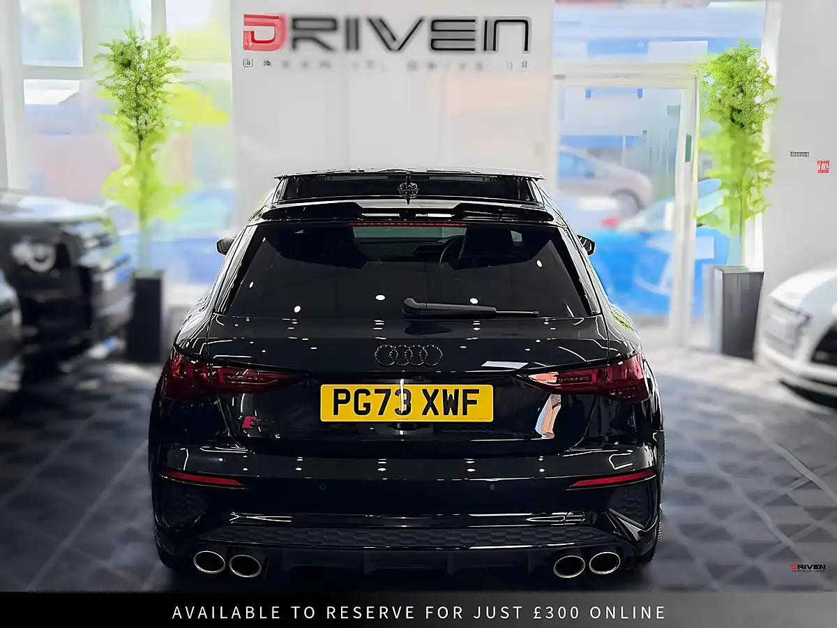 Used 2023 Audi S3 Black Edition Sportback Black - Interior and Exterior details 9
