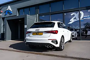 Used 2023 Audi S3 Glacier White - Interior and Exterior details 12