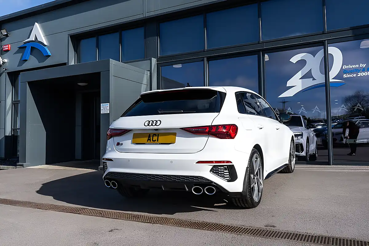 Used 2023 Audi S3 Glacier White - Interior and Exterior details 12