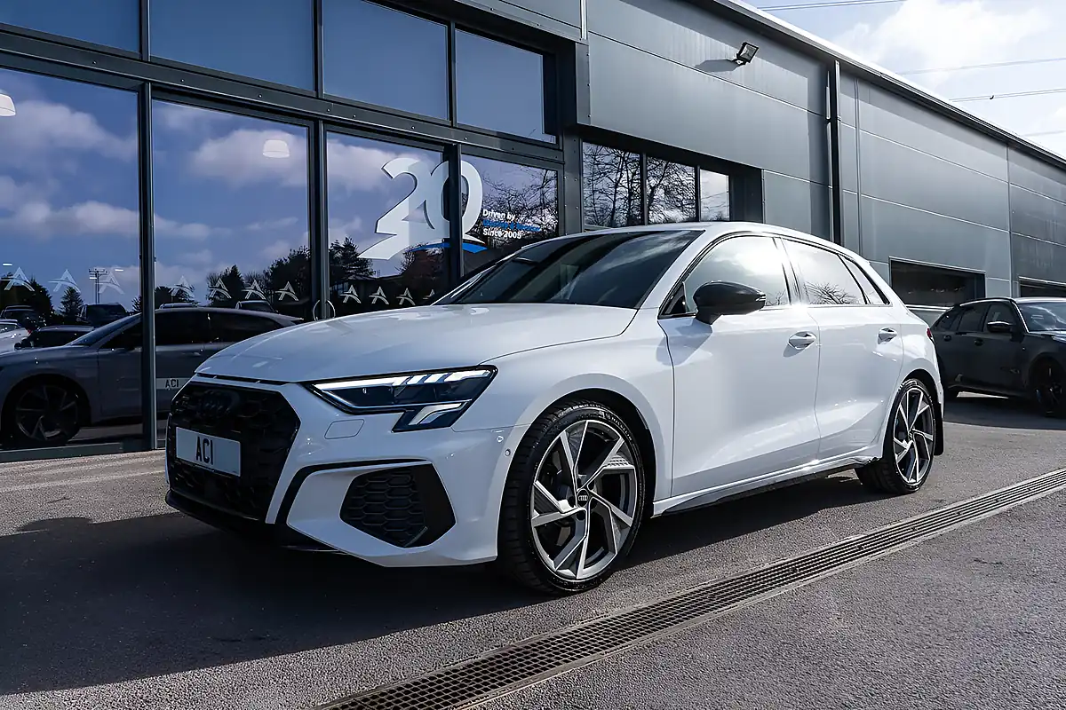 Used 2023 Audi S3 Glacier White - Interior and Exterior details 13