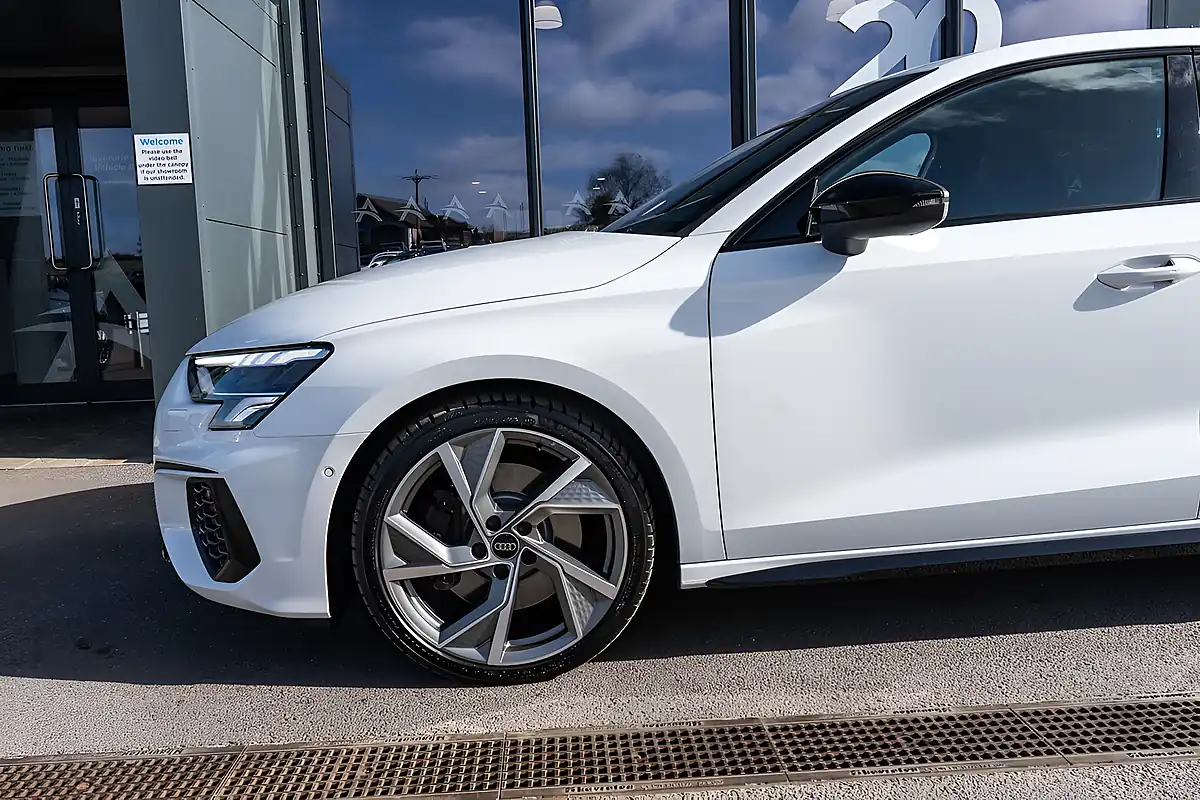 Used 2023 Audi S3 Glacier White - Interior and Exterior details 17