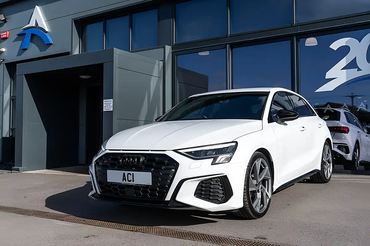 Used 2023 Audi S3 Glacier White - Interior and Exterior details 4