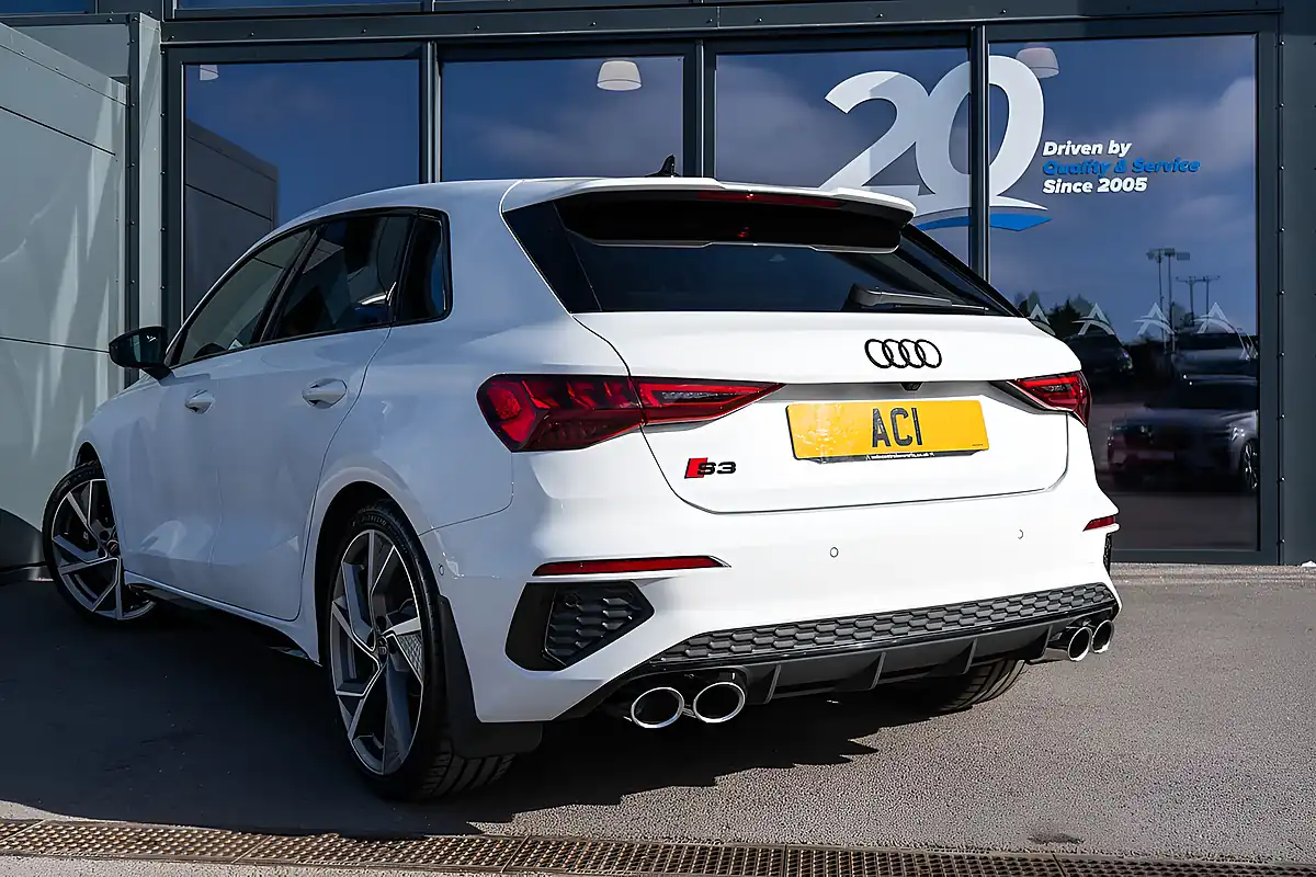 Used 2023 Audi S3 Glacier White - Interior and Exterior details 6