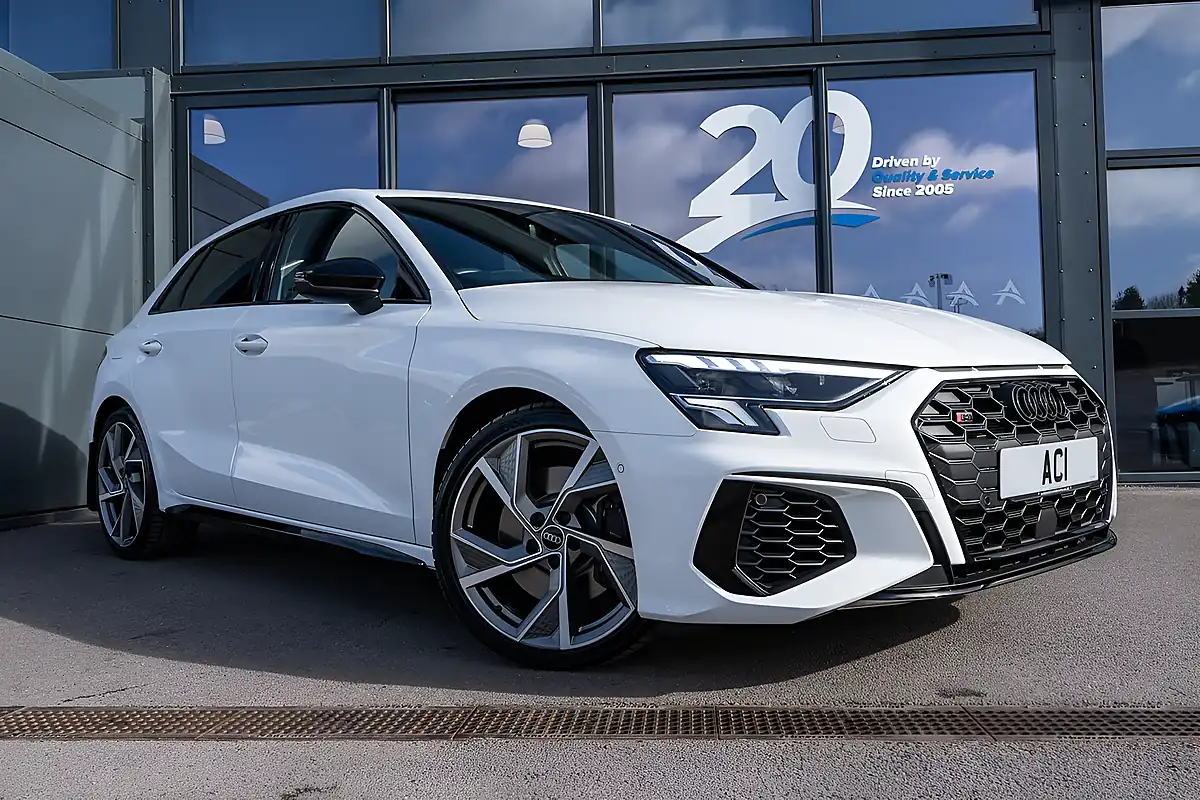 Used 2023 Audi S3 Glacier White - Interior and Exterior details 8