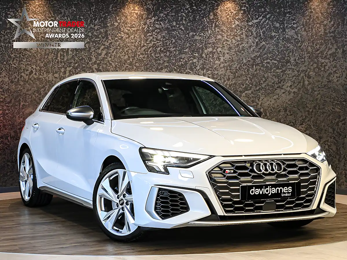 Used 2023 Audi S3 Sportback White - Front View
