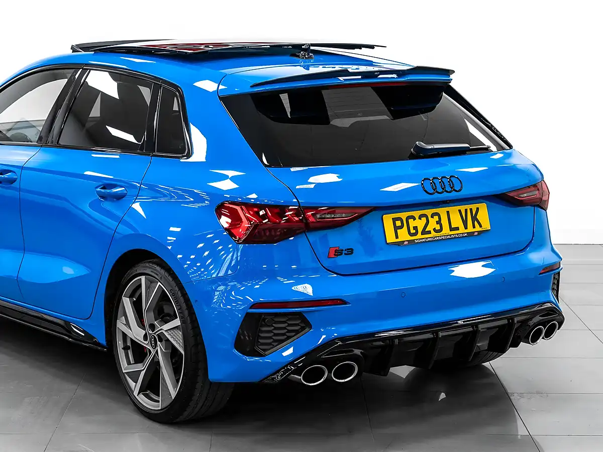 Used 2023 Audi S3 Vorsprung Sportback Blue - Interior and Exterior details 11