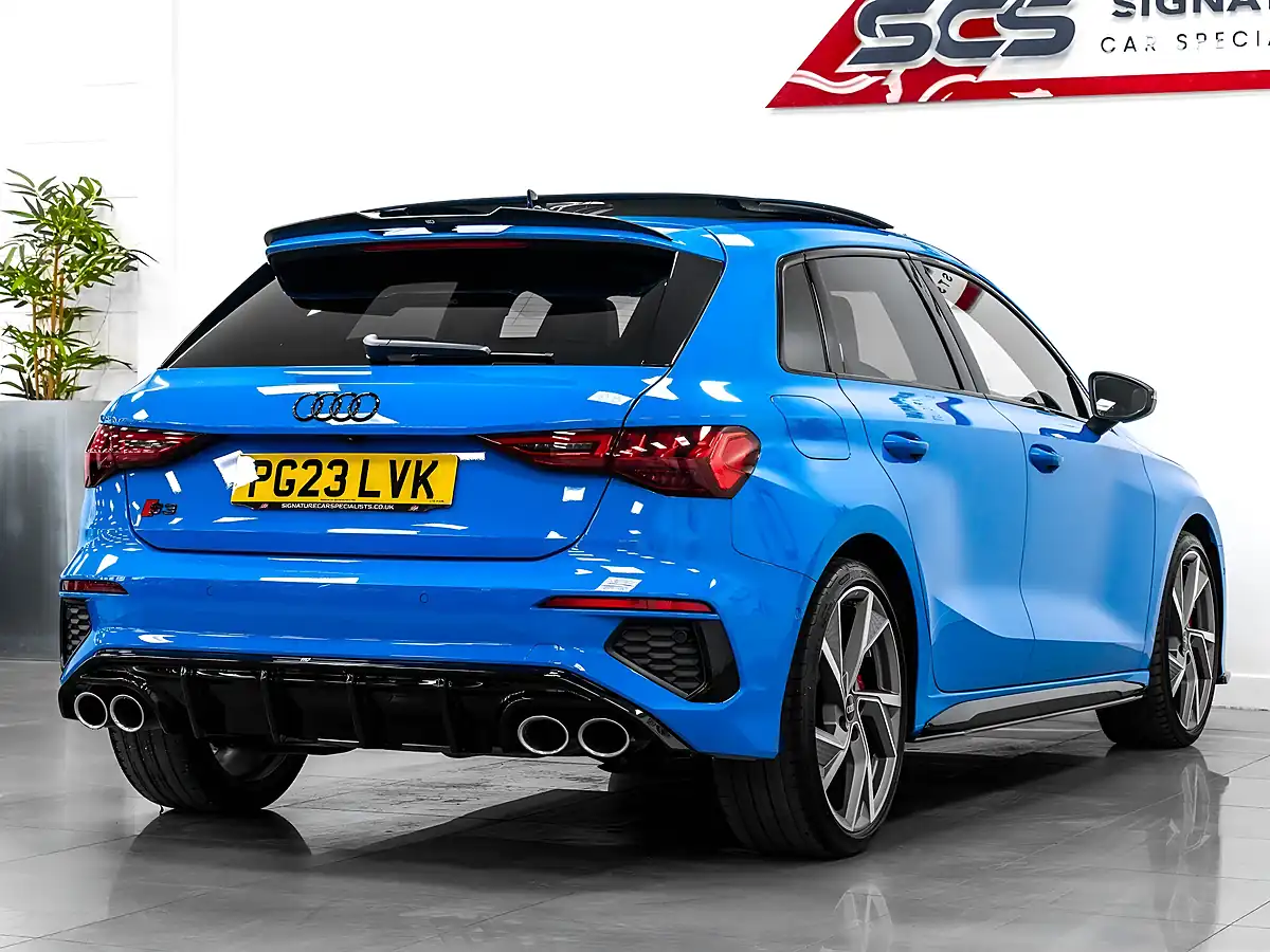 Used 2023 Audi S3 Vorsprung Sportback Blue - Interior and Exterior details 5
