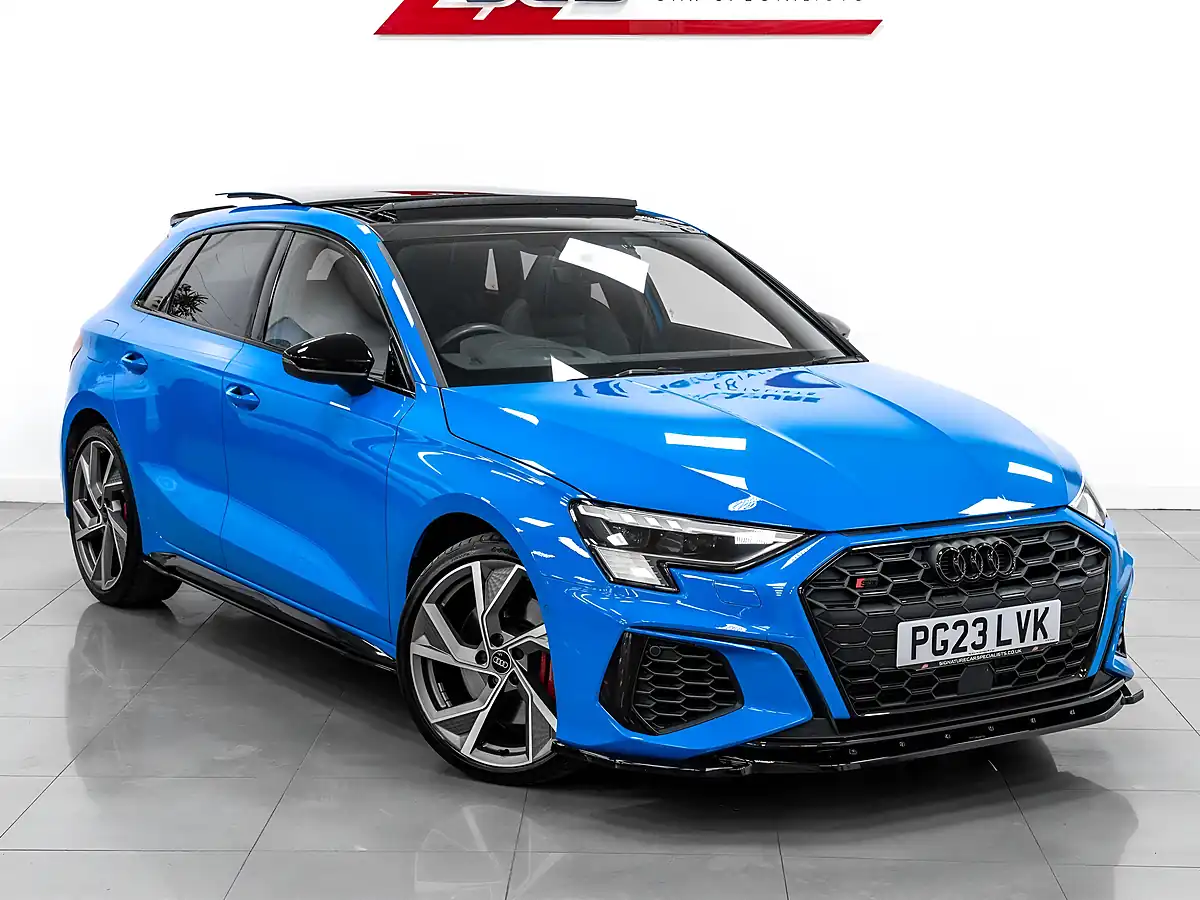 Used 2023 Audi S3 Vorsprung Sportback Blue - Interior and Exterior details 8