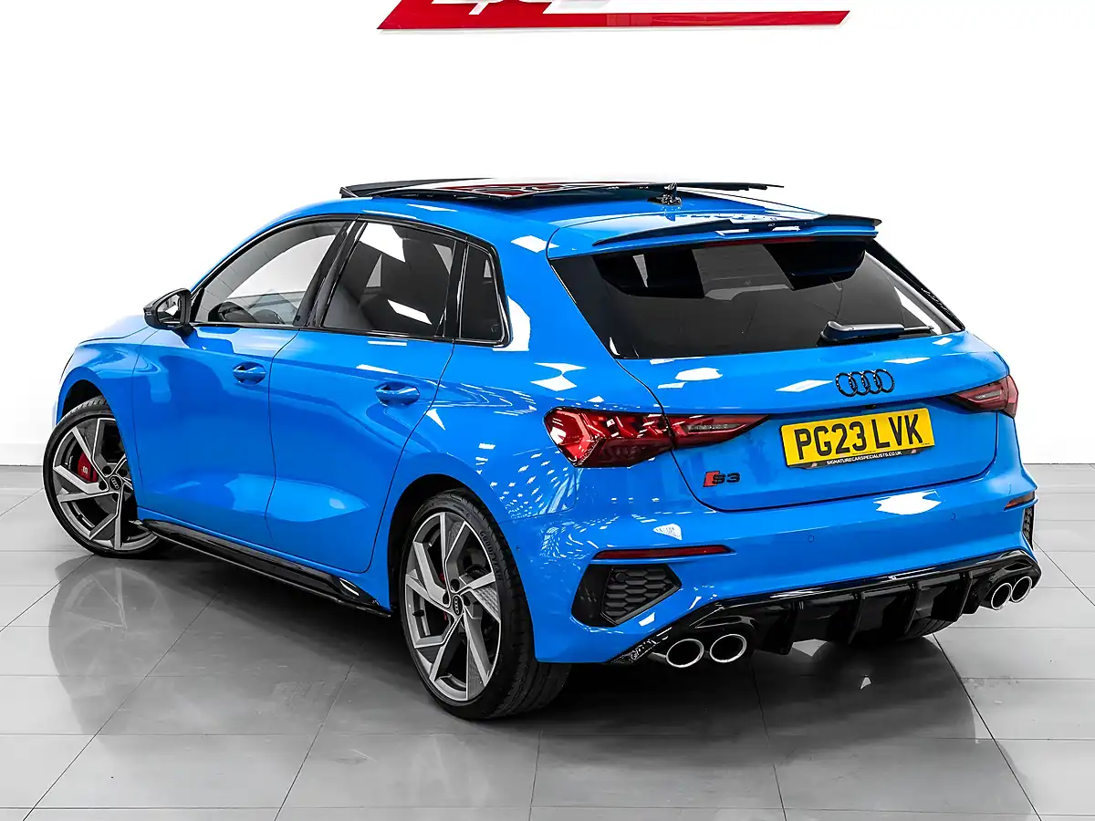 Used 2023 Audi S3 Vorsprung Sportback Blue - Interior and Exterior details 9