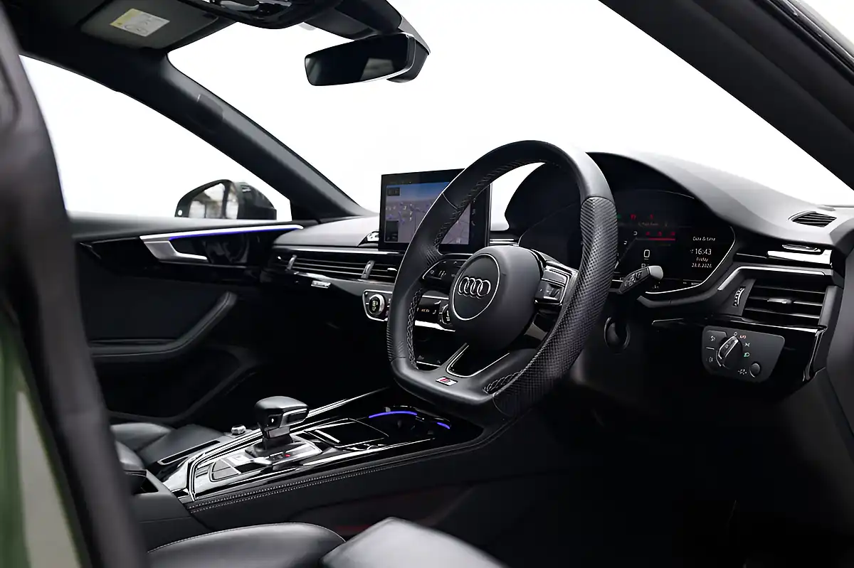 Used 2023 Audi S5 Black Edition District Green - Metallic - Interior and Exterior details 11