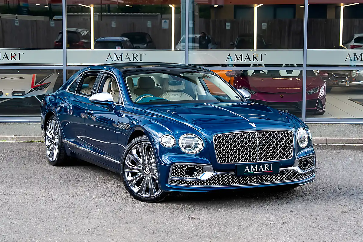 Used 2023 Bentley Flying Spur Mulliner Windsor Blue - Front View