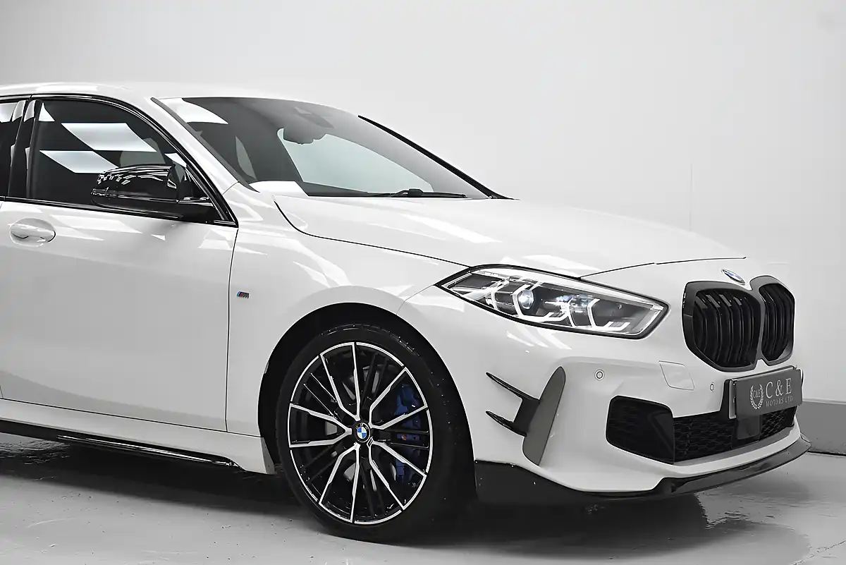 Used 2023 BMW 1 Series M Pro Pack+tech Pack+heads Up Alpine White - Interior and Exterior details 4