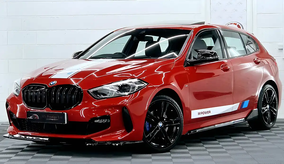 Used 2023 BMW 1 Series M Sport (lcp) Melbourne Red - Front View
