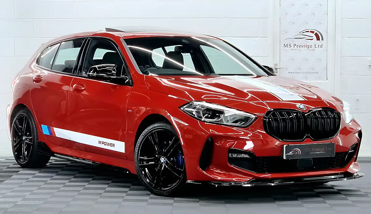 Used 2023 BMW 1 Series M Sport (lcp) Melbourne Red - Interior and Exterior details 2