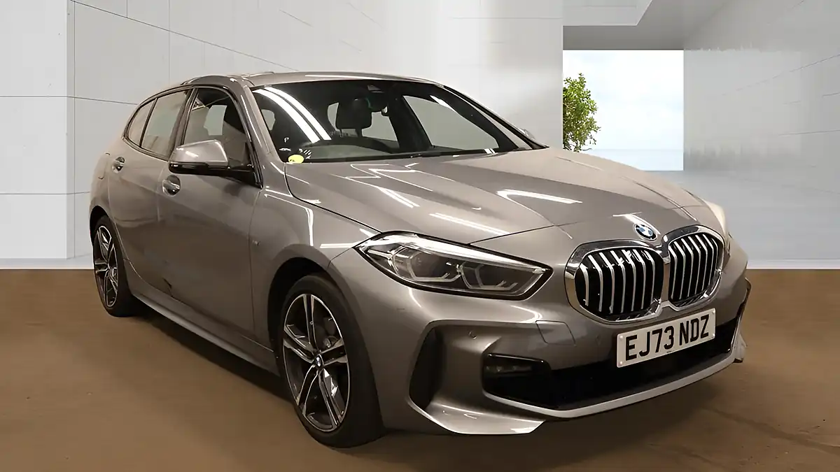 Used 2023 BMW 1 Series M Sport (lcp) Skyscraper Grey - Front View