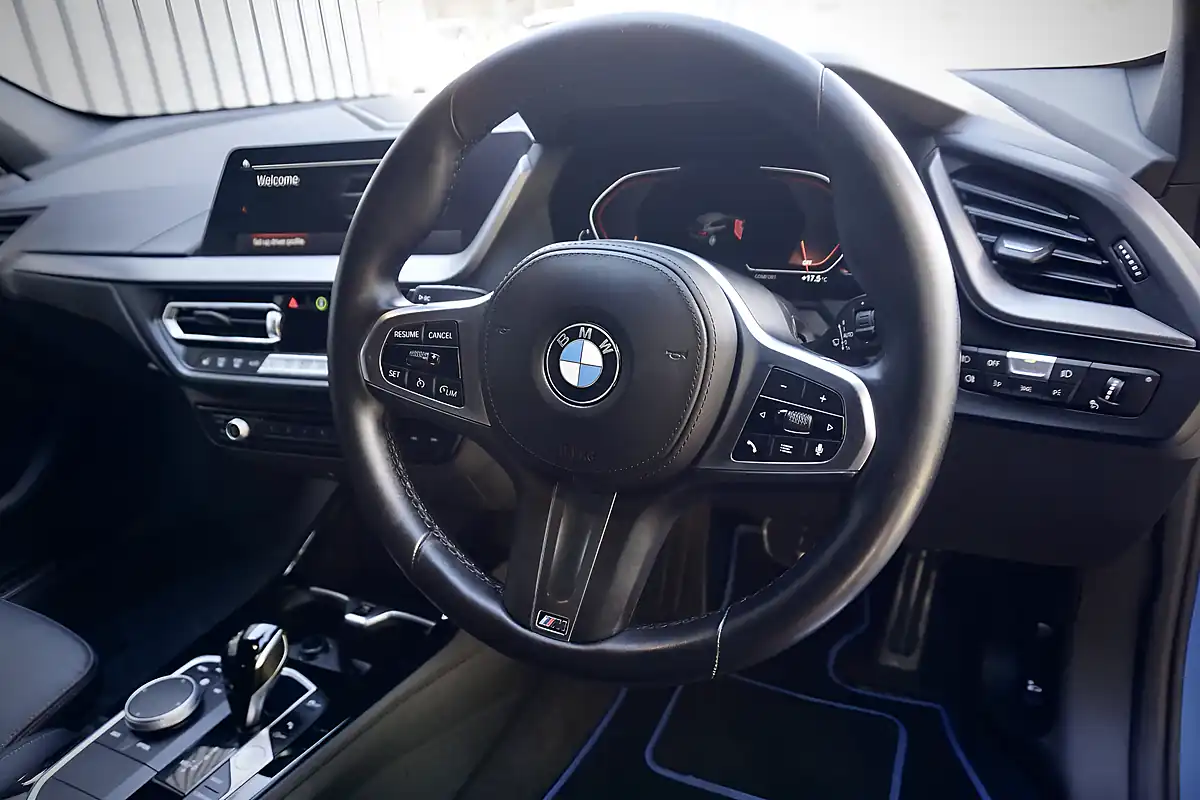 Used 2023 BMW 1 Series M Sport Misano Blue - Interior and Exterior details 9