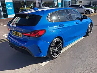 Used 2023 BMW 1 Series M Sport Misano Blue - Interior and Exterior details 4