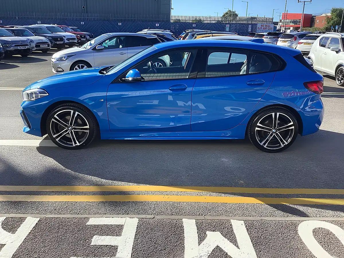 Used 2023 BMW 1 Series M Sport Misano Blue - Interior and Exterior details 9