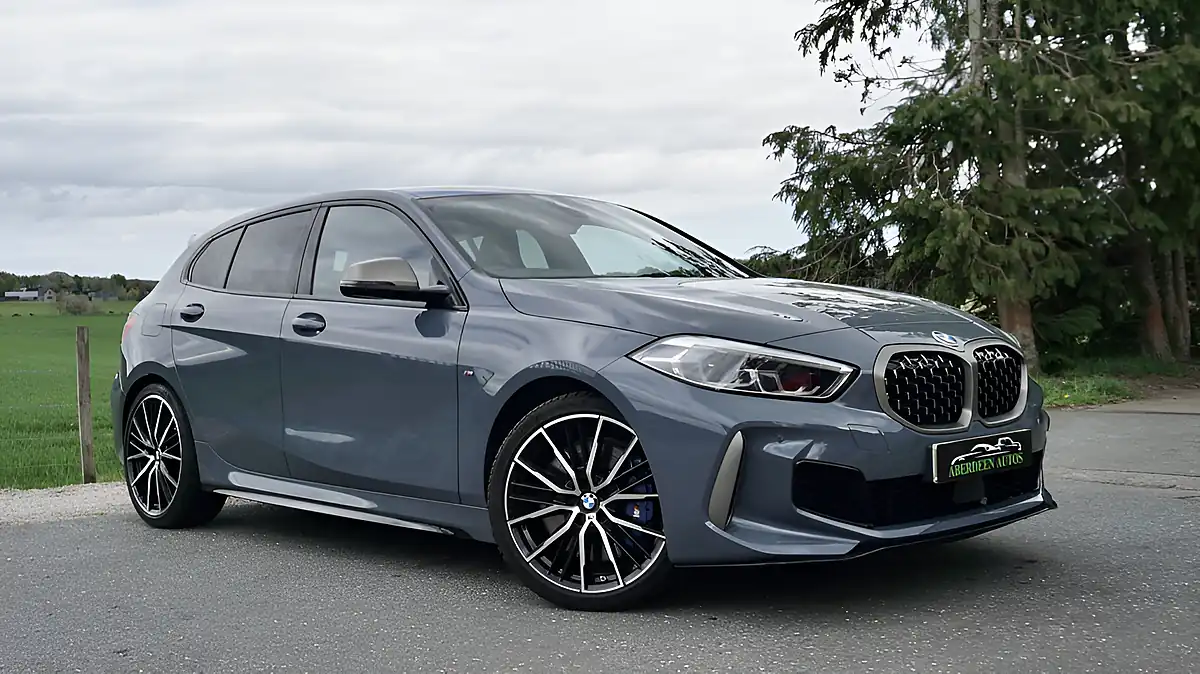 Used 2023 BMW 1 Series M135i Grey - Front View