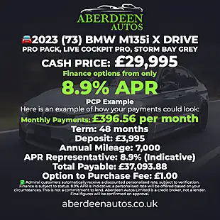 Used 2023 BMW 1 Series M135i Grey - Interior and Exterior details 5
