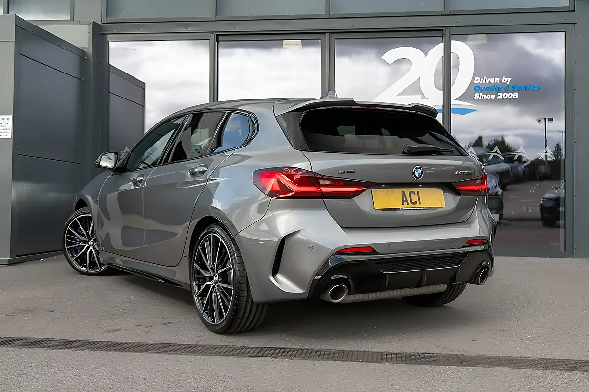 Used 2023 BMW 1 Series M135i Skyscraper Grey Metallic - Interior and Exterior details 10
