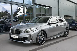 Used 2023 BMW 1 Series M135i Skyscraper Grey Metallic - Interior and Exterior details 11