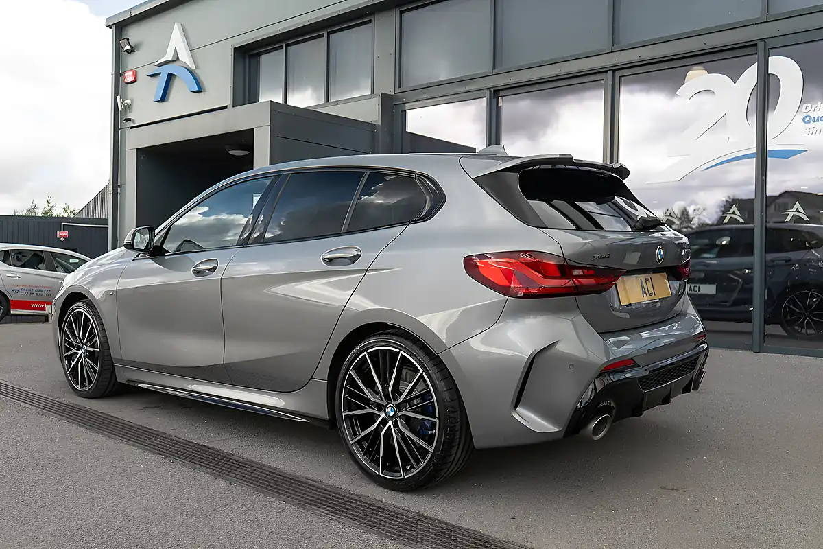 Used 2023 BMW 1 Series M135i Skyscraper Grey Metallic - Interior and Exterior details 12