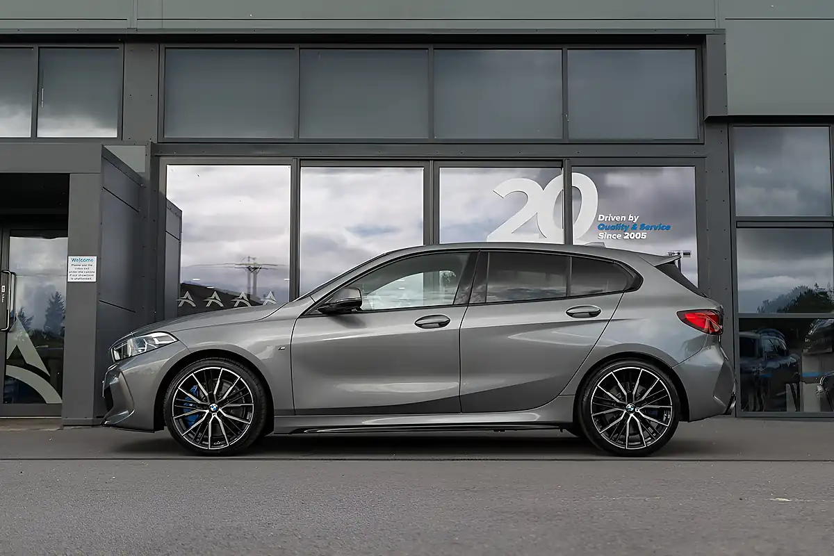 Used 2023 BMW 1 Series M135i Skyscraper Grey Metallic - Interior and Exterior details 4