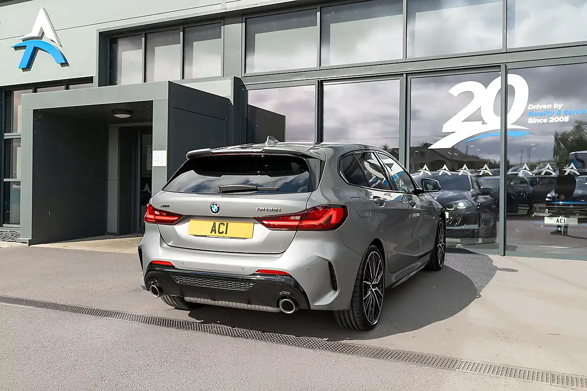 Used 2023 BMW 1 Series M135i Skyscraper Grey Metallic - Interior and Exterior details 9
