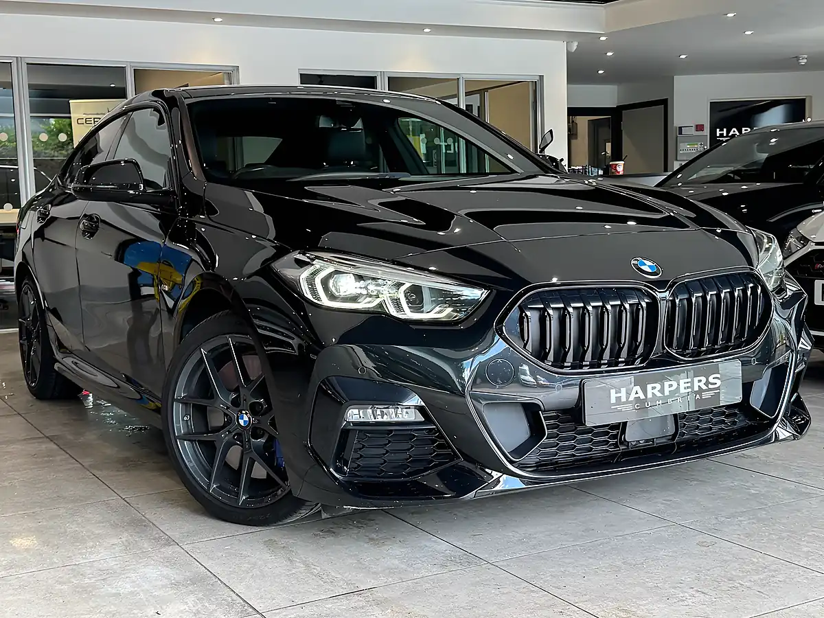 Used 2023 BMW 2 Series Gran Coupe M Sport Black - Front View