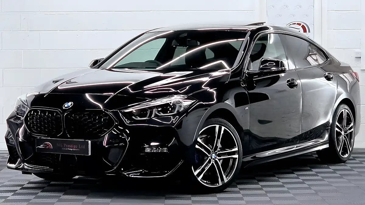 Used 2023 BMW 2 Series Gran Coupe M Sport Black Sapphire - Front View