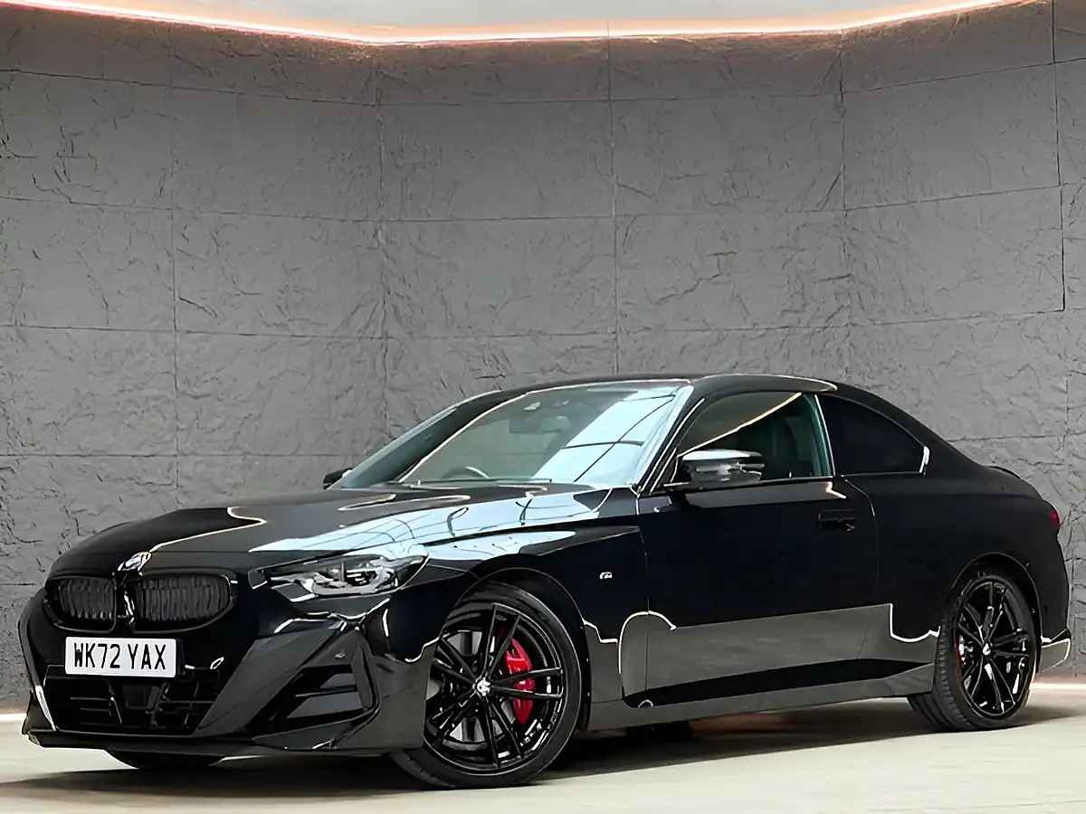 Used 2023 BMW 2 Series M Sport Black Sapphire - Front View