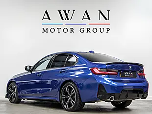Used 2023 BMW 3 Series M Sport Blue - Interior and Exterior details 3