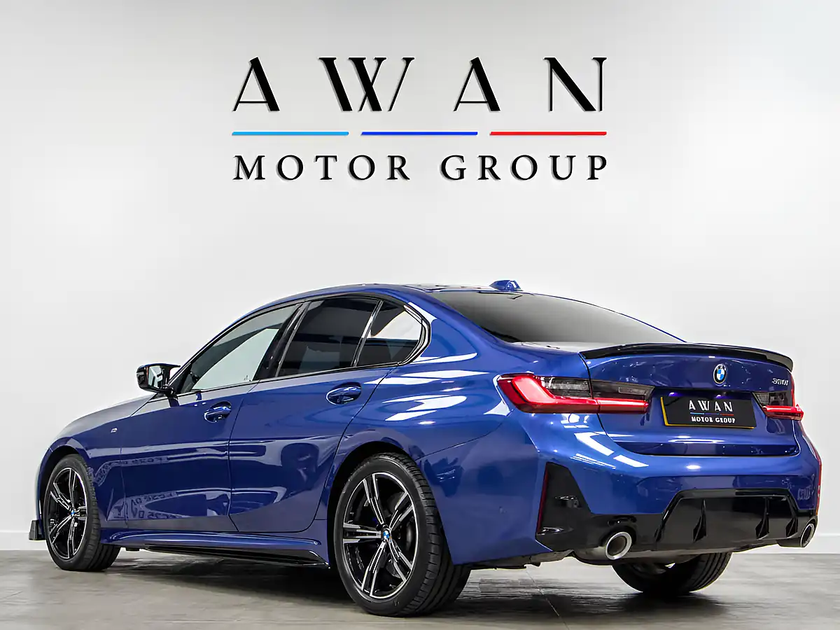 Used 2023 BMW 3 Series M Sport Blue - Interior and Exterior details 3