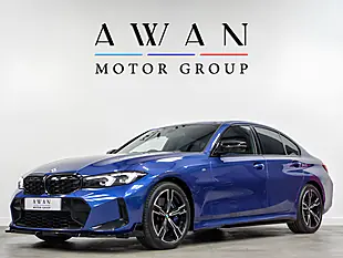 Used 2023 BMW 3 Series M Sport Blue - Interior and Exterior details 4
