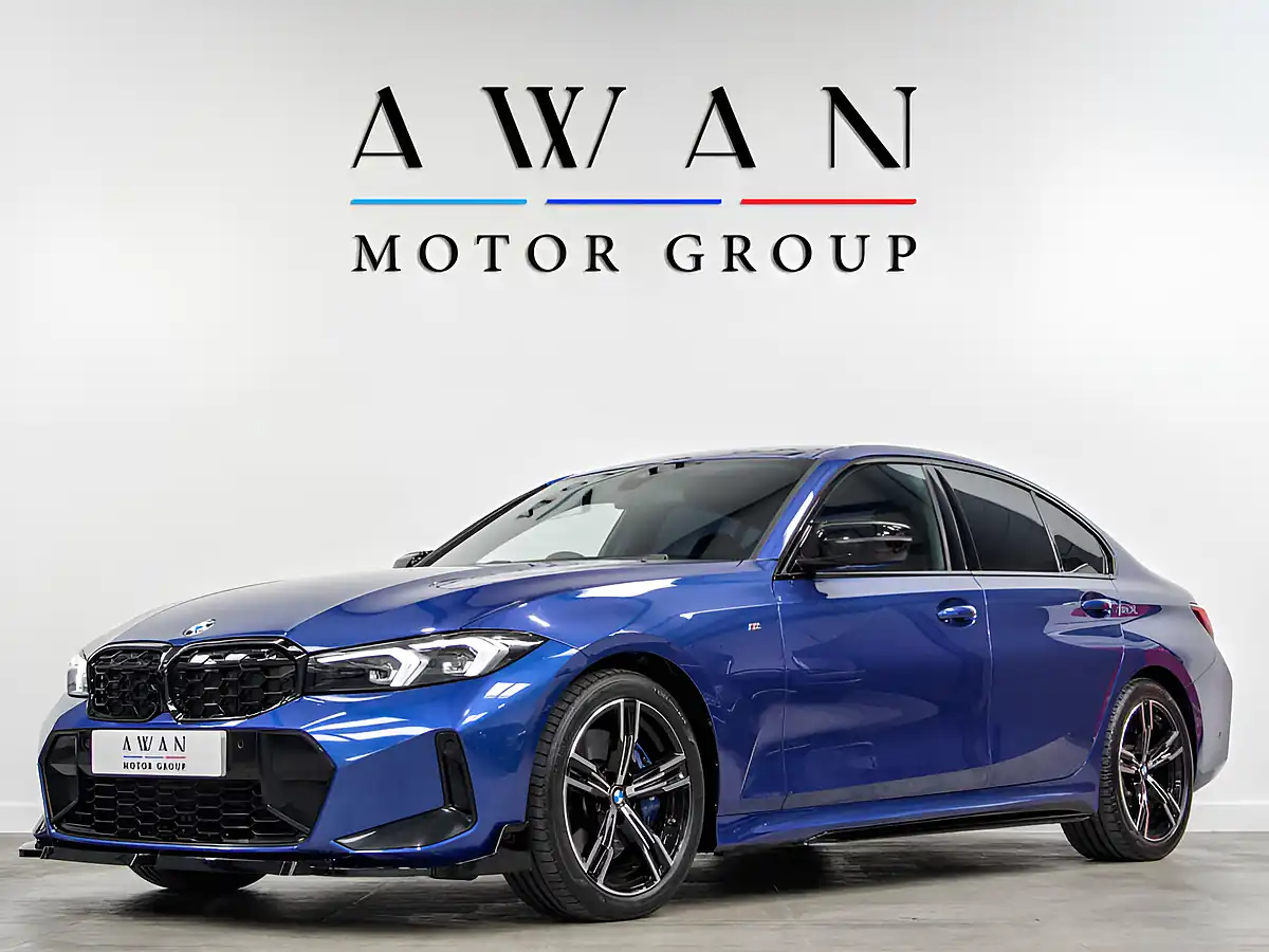 Used 2023 BMW 3 Series M Sport Blue - Interior and Exterior details 4