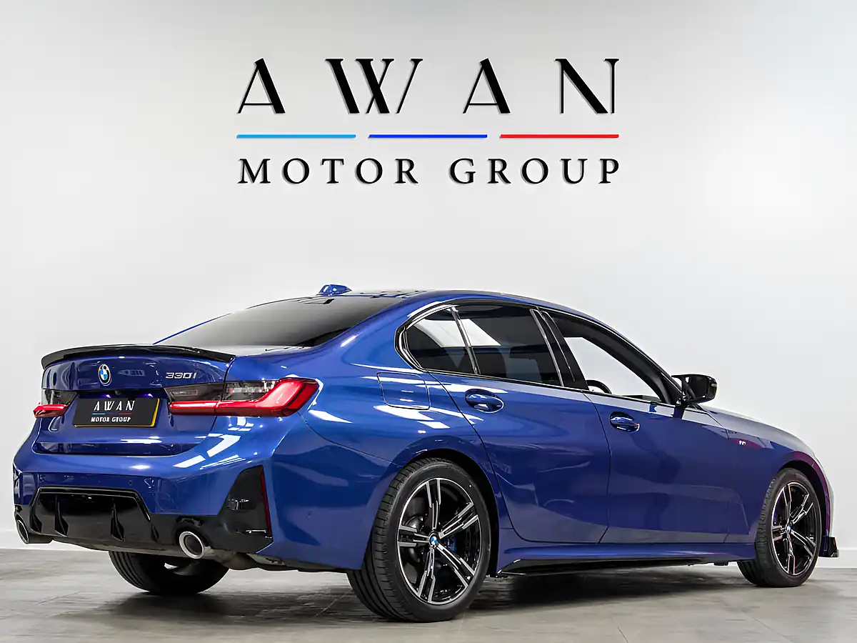 Used 2023 BMW 3 Series M Sport Blue - Interior and Exterior details 6