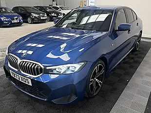 Used 2023 BMW 3 Series M Sport Blue - Interior and Exterior details 3