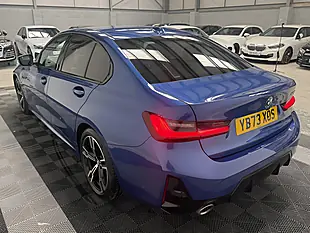 Used 2023 BMW 3 Series M Sport Blue - Interior and Exterior details 4