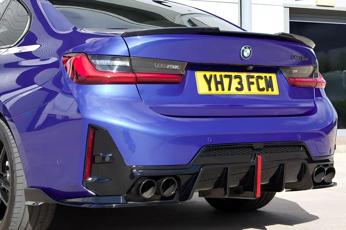 Used 2023 BMW 3 Series M Sport Portimao Blue - Interior and Exterior details 8