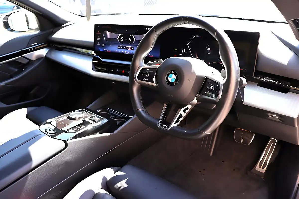 Used 2023 BMW 5 Series M Sport White - Interior and Exterior details 6