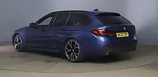 Used 2023 BMW 5 Series Touring M-Sport Pro Pack Phytonic Blue - Interior and Exterior details 5