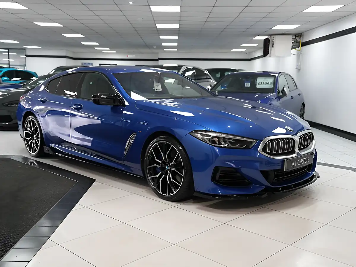Used 2023 BMW 8 Series Gran Coupe M Sport Blue - Front View