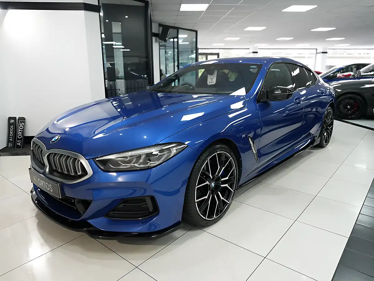 Used 2023 BMW 8 Series Gran Coupe M Sport Blue - Interior and Exterior details 5