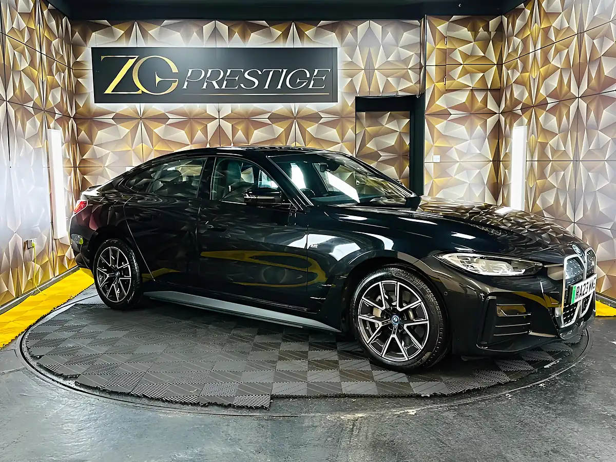 Used 2023 BMW I4 M Sport Gran Coupe Black - Front View