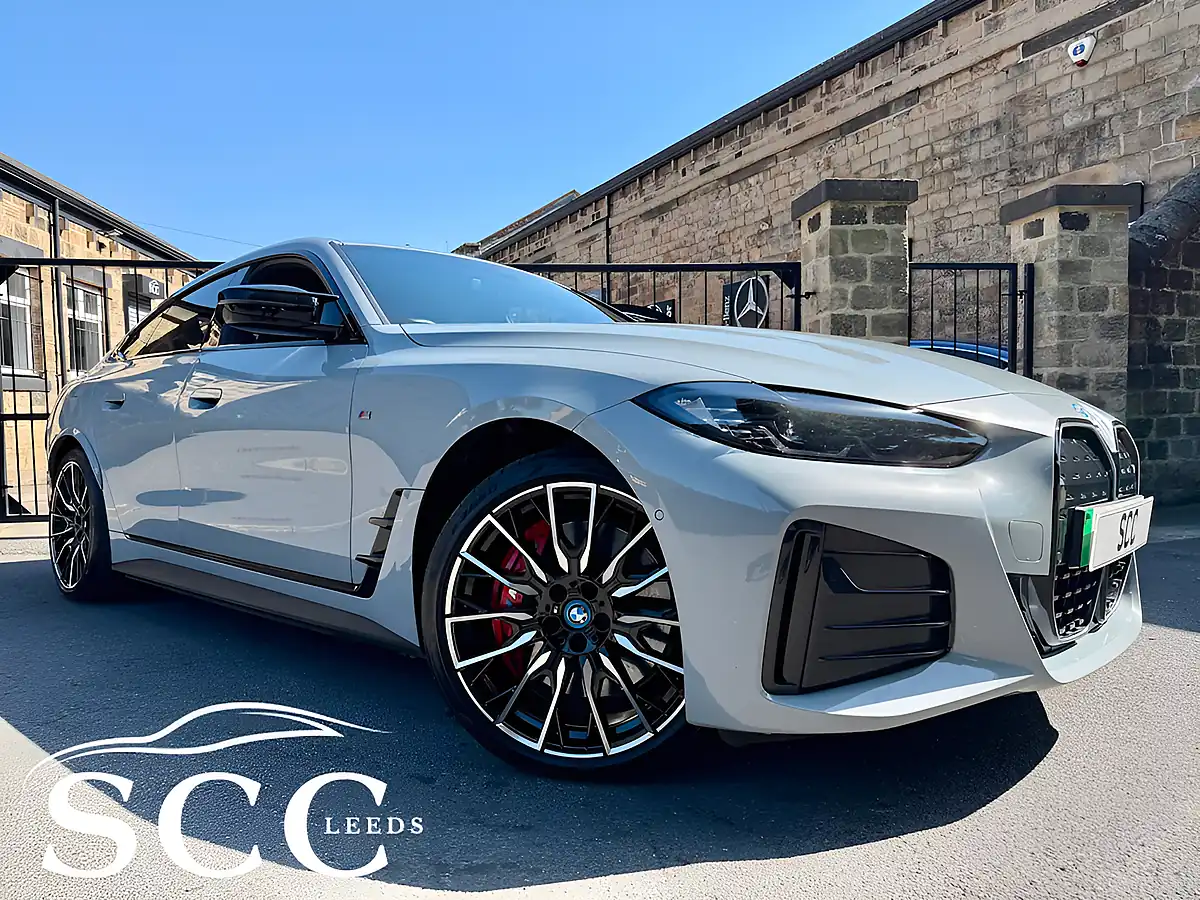 Used 2023 BMW i4 M50 Brooklyn Grey - Front View