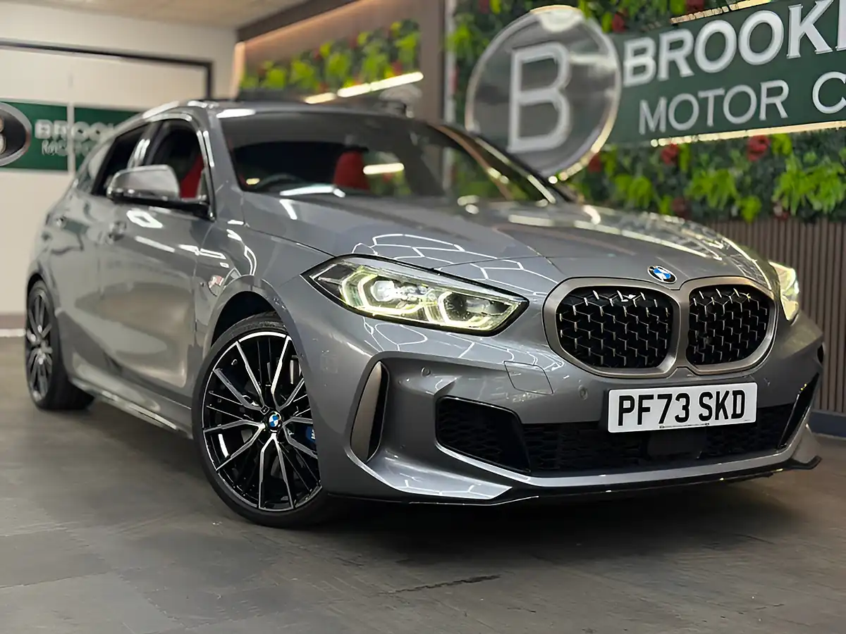 Used 2023 BMW M135i 2X BMW Services & Huge Spec Grey - Front View