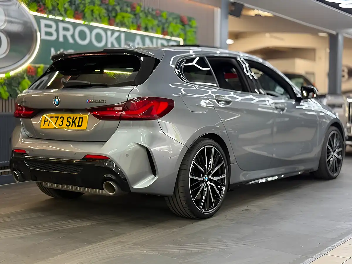 Used 2023 BMW M135i Xdrive [2X BMW Services & Huge Spec] Grey - Front View