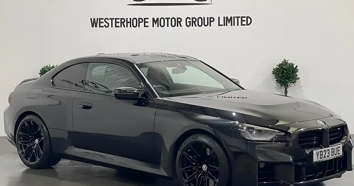 Used 2023 BMW M2 Race Track Package Black - Front View
